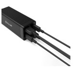 Tellur PDHC2 стенно зарядно, 65W, 2xPD, 2xQC3.0, черен