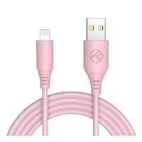 Tellur кабел за данни, USB-A - Lightning, 1 м, розов