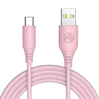 Tellur TLL155402 кабел за данни USB-A към USB-C, 1 м, розов