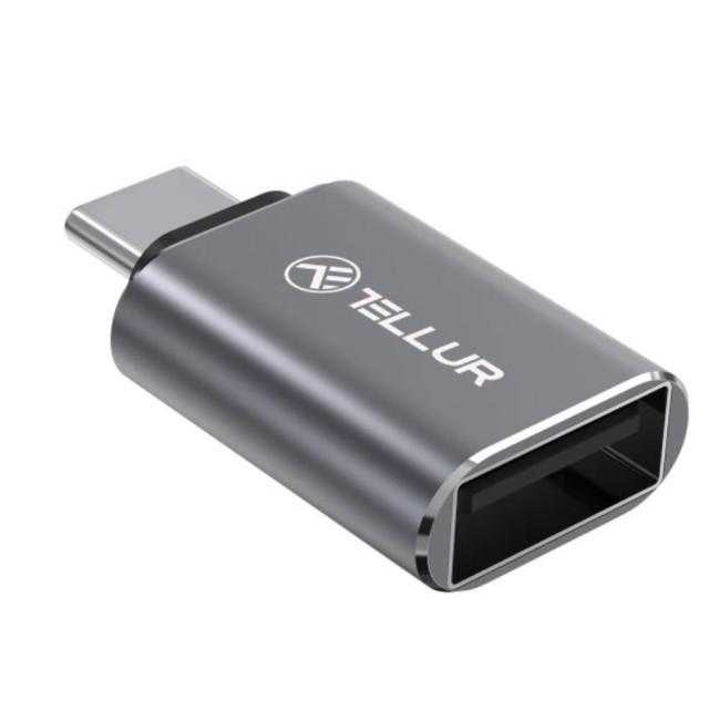 Tellur адаптер, USB-C - USB-A