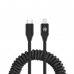 Tellur TLL155741 кабел за данни USB-C към Lightning, разтегателен, до 1,8 м, черен Tellur TLL155741 кабел за данни USB-C към Lightning, разтегателен, до 1,8 м, черен