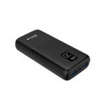 Tellur Boost Pro PD202 външна батерия, 20000mAh, 2xQC3.0 22.5W + PD 20W, LCD дисплей, черен