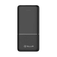 Tellur TLL158481 външна батерия 10000 mAh, 2 x USB, 1 x USB-C, 1 x MicroUSB, черен