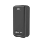 Tellur Boost Pro PD303 външна батерия 30000mAh, 2× QC 3.0 22.5W + USB-C PD 20W, LCD дисплей, черна