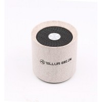 Tellur Green TLL161231 Bluetooth колонка, 3 W, Micro-USB, кремава