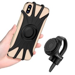 Tellur BPH100 стойка за телефон за велосипед, 4″–6.5″, черна