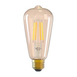 Tellur TLL331191 Wi‑Fi Smart крушка с нажежаема жичка E27, 6 W, опушена, регулируема бяла/топла светлина