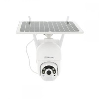 Tellur TLL331301 Wi‑Fi Smart соларна външна камера, P&T, PIR, FHD, бяла