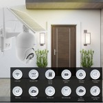 Tellur TLL331301 Wi‑Fi Smart соларна външна камера, P&T, PIR, FHD, бяла Tellur TLL331301 Wi‑Fi Smart соларна външна камера, P&T, PIR, FHD, бяла