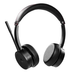 Tellur Voice Pro стерео слушалки, Bluetooth, USB-A донгъл, черен