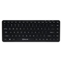 Tellur Mini TLL491251 безжична клавиатура, US оформление, черен
