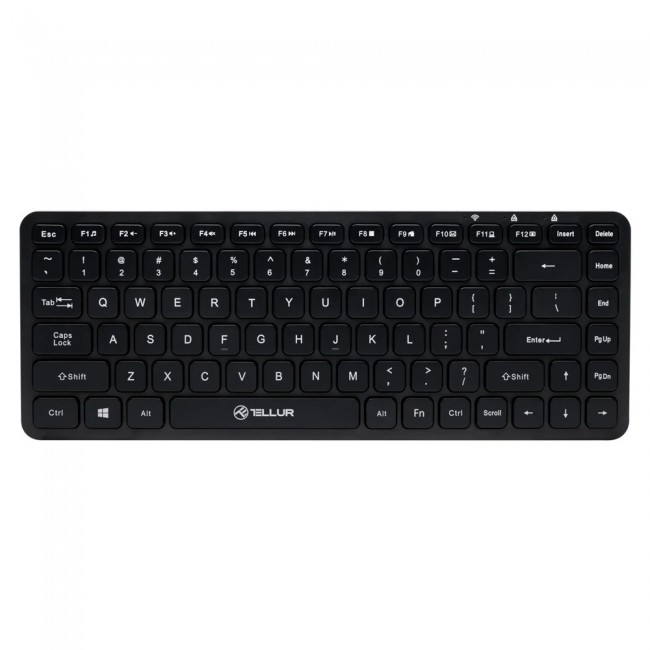 Tellur Mini TLL491251 безжична клавиатура, US оформление, черен Tellur Mini TLL491251 безжична клавиатура, US оформление, черен