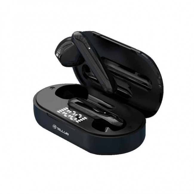TELLUR FLIP слушалки, True Wireless, черни TELLUR FLIP слушалки, True Wireless, черни