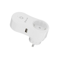 Tellur TLL331021 Wi‑Fi смарт контакт, 2400 W, 10 A, USB 1 A