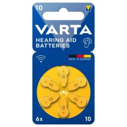 VARTA 10 BLI 6 БАТЕРИИ ЗА СЛУХОВ АПАРАТ, 6 БР.