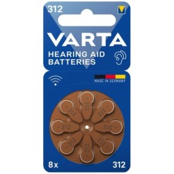 VARTA 312 BLI 8 БАТЕРИИ ЗА СЛУХОВ АПАРАТ, 8 БР.