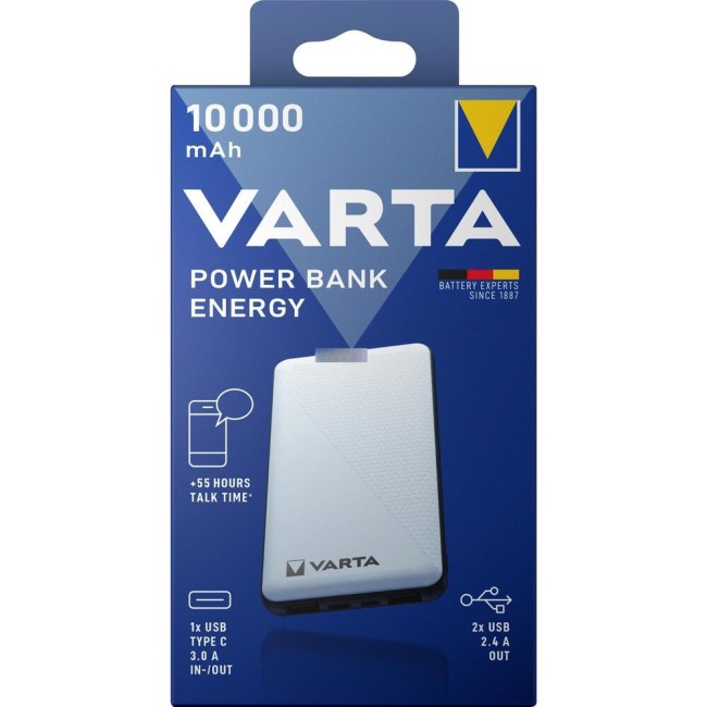 ПРЕНОСИМА БАТЕРИЯ VARTA POWERBANK ENERGY 10000mAh