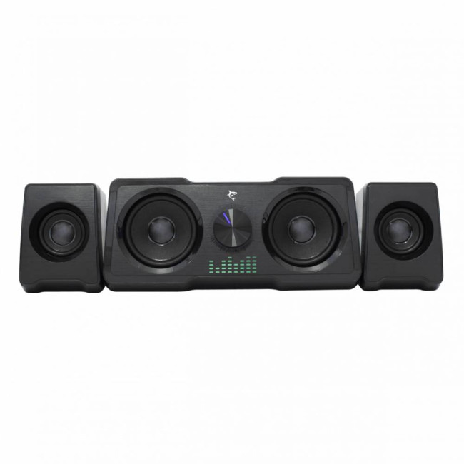 White Shark Mood Black колони, 16W, LED, 3.5 мм, черни