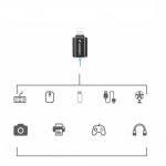 Wozinsky WALA-01 адаптер Lightning (м) към USB-A (ж), 10W, черен