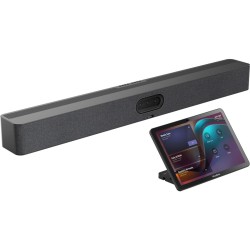 Yealink A50-031 видеоконферентна система, комплект A50 видеобар + CTP25 сензорен контролен панел, MS Teams, Zoom, BYOD