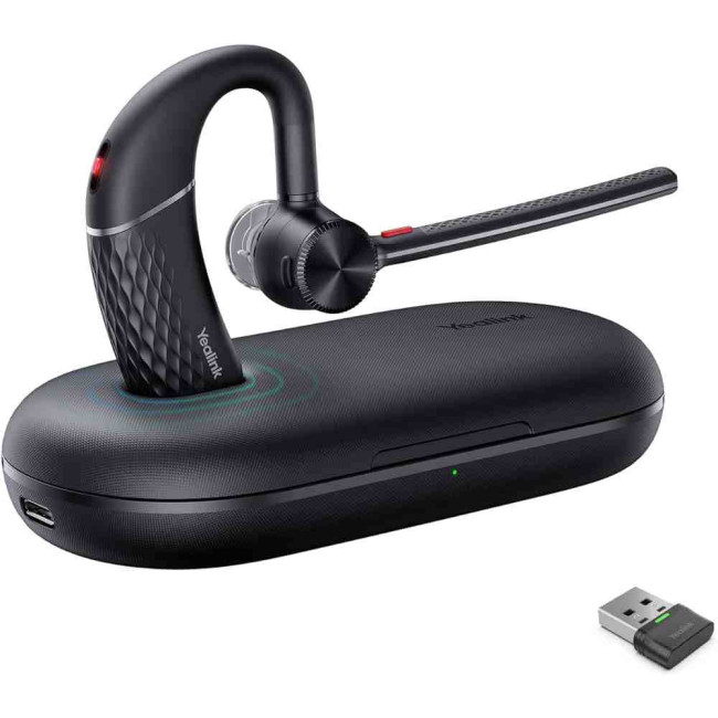 Yealink BH71 Pro хендсфри, Bluetooth, USB-C, UC, BT51A донгъл, BHC71P кейс за зареждане