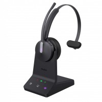 Yealink WH64 Mono Teams – безжична моно DECT и Bluetooth слушалка