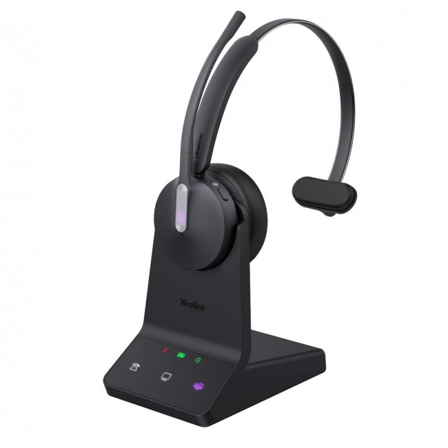 Yealink WH64 Mono Teams – безжична моно DECT и Bluetooth слушалка Yealink WH64 Mono Teams – безжична моно DECT и Bluetooth слушалка