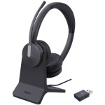 Yealink WH64 Hybrid Dual Teams слушалки със зарядна станция Yealink WH64 Hybrid Dual Teams слушалки със зарядна станция