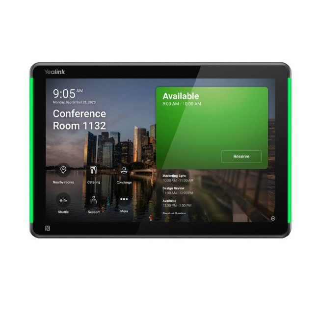 Yealink RoomPanel Plus контролен дисплей, 10.1" LCD екран, черен 