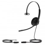 Yealink YHS34 Lite моно слушалка с дунапренов наушник, QD към RJ9 Yealink YHS34 Lite моно слушалка с дунапренов наушник, QD към RJ9