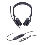 Yealink UH44 Dual UC USB-C/A жични слушалки Yealink UH44 Dual UC USB-C/A жични слушалки