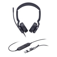 Yealink UH44 Dual UC USB-C/A жични слушалки