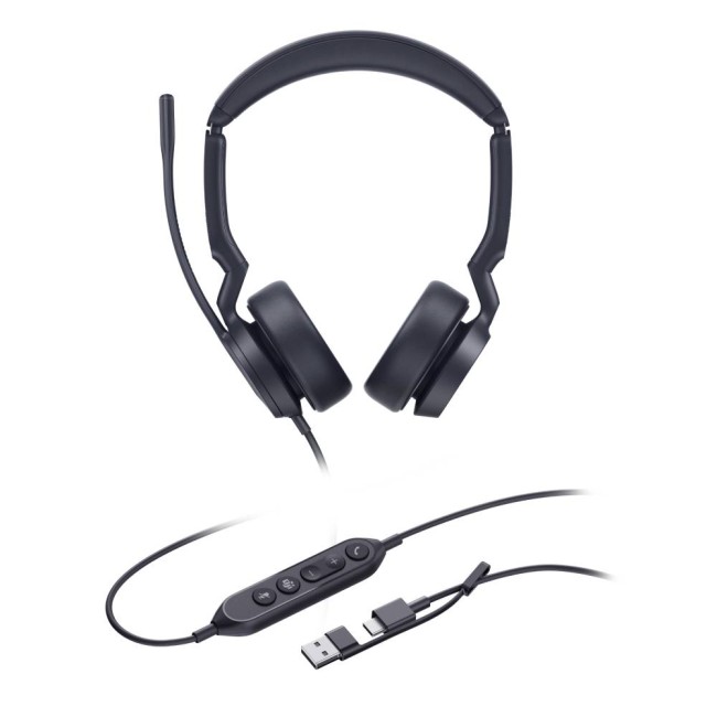 Yealink UH46 Dual Teams USB-C/A жични слушалки