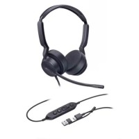 Yealink UH42 Dual Teams USB-C/A жични стерео слушалки