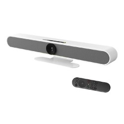 IPEVO VC-B4K UHD 4K видеобар с камера, микрофони и високоговорители, бял