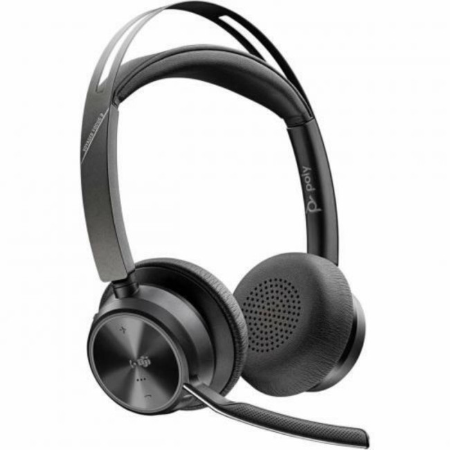 Слушалки  Poly Voyager Focus 2 MS USB-C Headset + USB-C/A Adapter