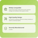 Yubico YubiKey 5 NFC Y5NF хардуерен ключ за сигурност с USB-A и NFC Yubico YubiKey 5 NFC Y5NF хардуерен ключ за сигурност с USB-A и NFC