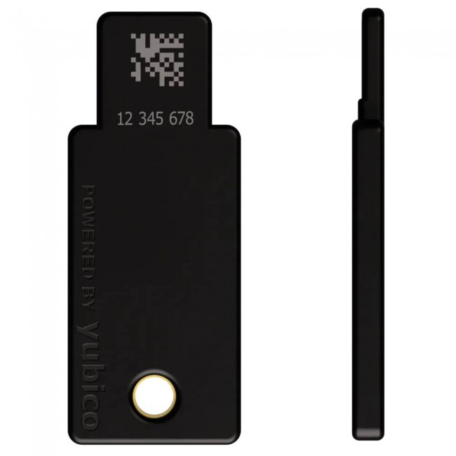 Yubico YubiKey 5 NFC Y5NF хардуерен ключ за сигурност с USB-A и NFC Yubico YubiKey 5 NFC Y5NF хардуерен ключ за сигурност с USB-A и NFC