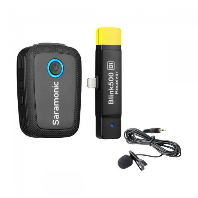 Saramonic Blink500 B3-Lightning безжичен микрофон за iOS устройства Saramonic Blink500 B3-Lightning безжичен микрофон за iOS устройства