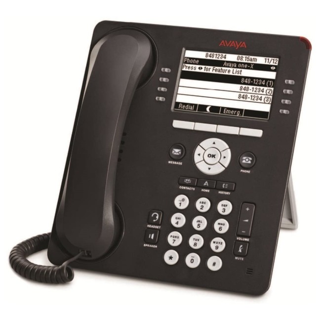 AVAYA 9611 IP телефон, черен