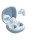 Напълно безжични слушалки Baseus Airnora 2 ANC, Up to 90% Noise Cancelling, 3D Spatial Audio, Bluetooth 5.3, App Customized,  Wireless с огледало, сини