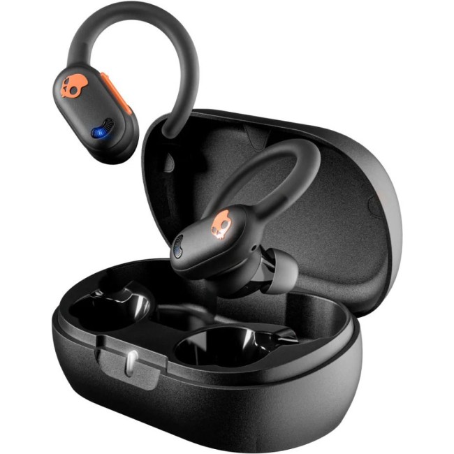 Безжични слушалки Skullcandy Push Active,ANC, TWS,  черни/оранжеви