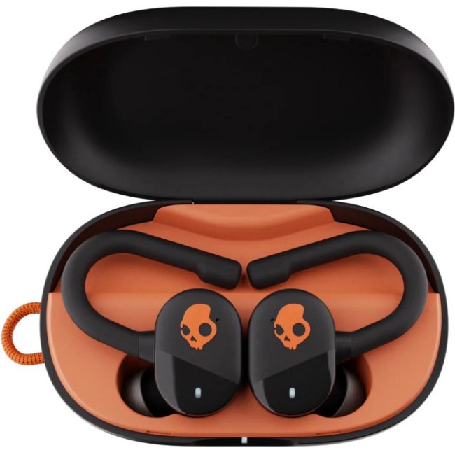 Безжични слушалки Skullcandy Push Play Active, TWS, черни/оранжеви