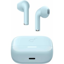 Слушалки In-Ear Anker Soundcore K20i, Wireless, Bluetooth 5.3, BassUp Tech, 36 часа автономност, IPX5, светло сини