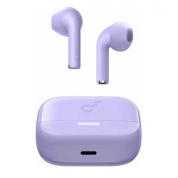 Слушалки In-Ear Anker Soundcore K20i, Wireless, Bluetooth 5.3, BassUp Tech, 36 часа автономност, IPX5, светло лилави