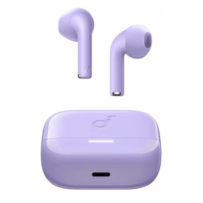 Слушалки In-Ear Anker Soundcore K20i, Wireless, Bluetooth 5.3, BassUp Tech, 36 часа автономност, IPX5, светло лилави