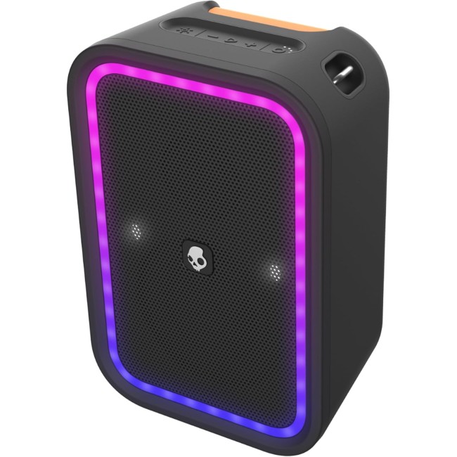 Преносима Bluetooth парти колона Skullcandy Stomp Boombox , IPX7 водоустойчива, 12 часа батерия, True Wireless Stereo, черна