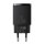 Baseus Compact Quick Wall Charger 20W - захранване за ел. мрежа с USB-A и USB-C изходи и технология за бързо зареждане, черно