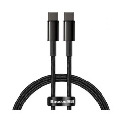 Кабел BASEUS 240W, Type-C - Type-C, Tungsten Gold  1 метър
