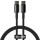 Кабел BASEUS 240W, Type-C - Type-C, Tungsten Gold  1 метър